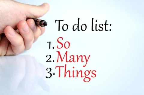 Pen in the hand Stock Photos