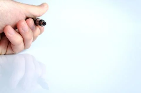 Pen in the hand Stock Photos