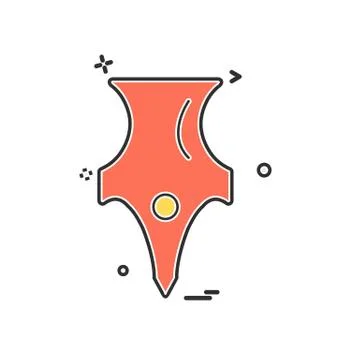 Pen icon design vector Stock Illustration