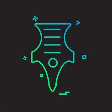 Pen icon design vector Stock Illustration