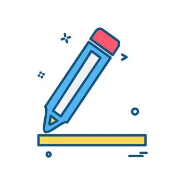 Pen icon design vector Stock Illustration