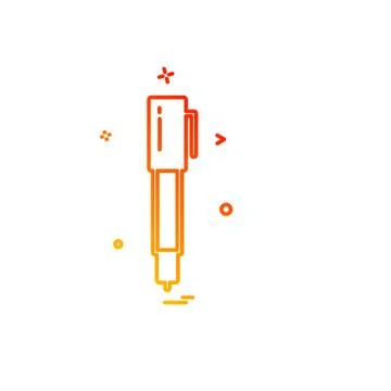Pen icon design vector イラスト素材