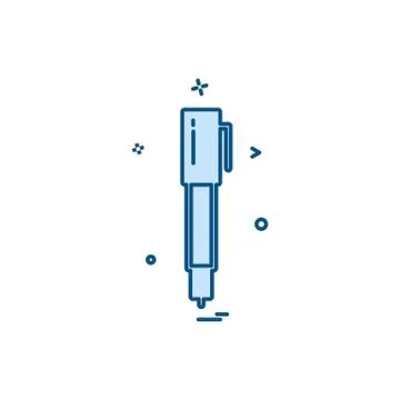 Pen icon design vector Stock Illustration