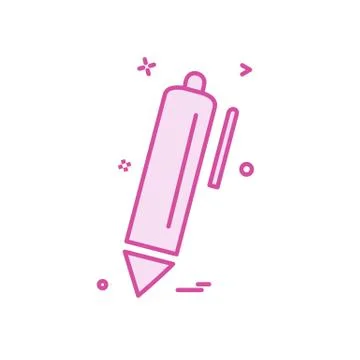 Pen icon design vector イラスト素材