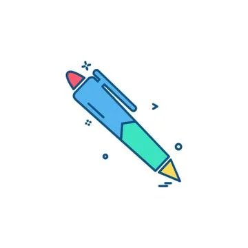Pen icon design vector イラスト素材