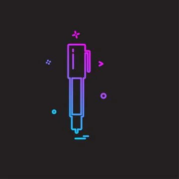 Pen icon design vector Stockillustratie