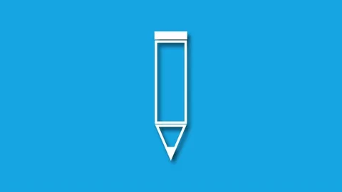 Pen icon Stock Footage 159238871
