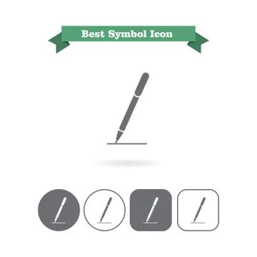 Pen icon Stock-Illustration