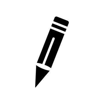 Pen icon logo design template isolated illustration Stock Illustration