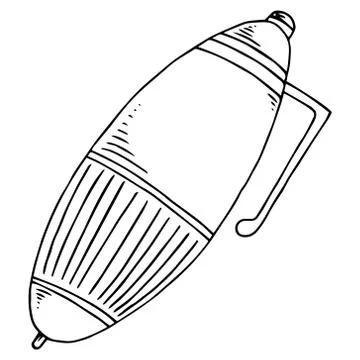 Pen icon. Vector of a pen. Hand drawn pen. Stock Illustration