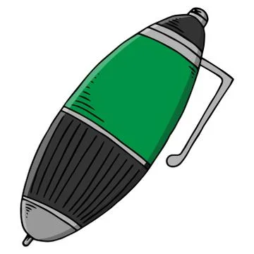 Pen icon. Vector of a pen. Hand drawn pen. Stock Illustration