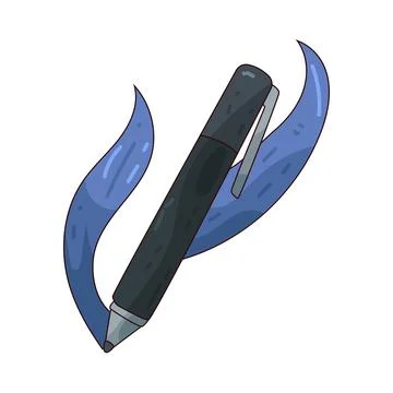 Pen illustration Stock Illustration