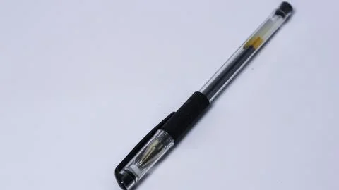 A Pen on Isolated White Background Stock Photos