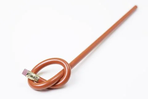Pen with knot Foto stock