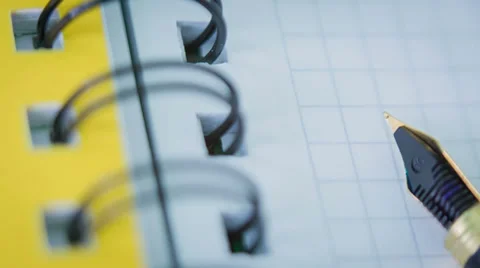 Pen Lying On A Notebook Stock Footage 37007501