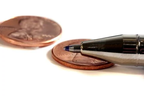 Pen macro Stock Photos