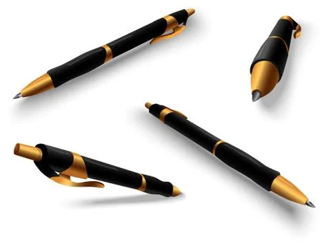 Pen Multiple views Stock Illustration