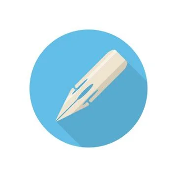 Pen nib icon Stock Illustration