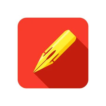 Pen nib icon Stock Illustration