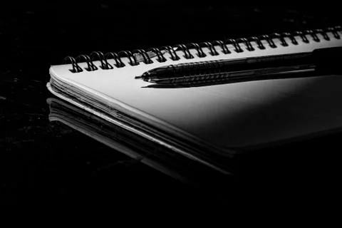 Pen to paper. Stock Photos