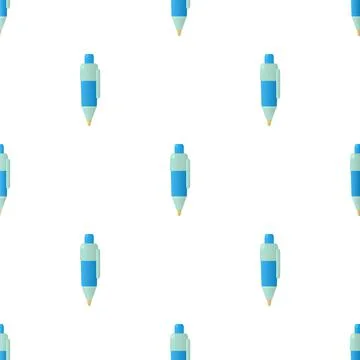 Pen pattern seamless vector イラスト素材