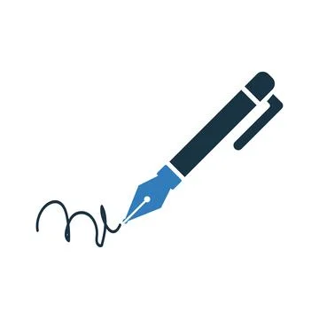 Pen, pencil, write, writing vector icon Stock Illustration