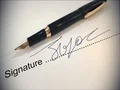 Pen signature signing contract fountain hand writing paperwork 4k 4k or 4k+ Resolution