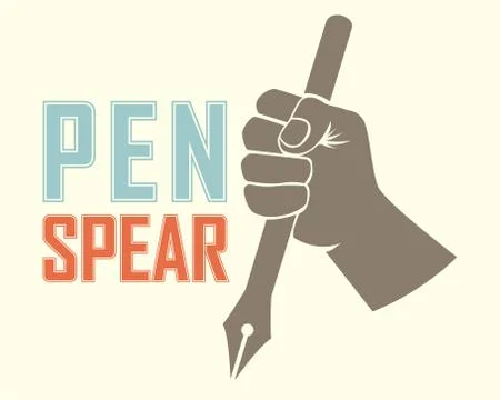 Pen spear Stock Illustration
