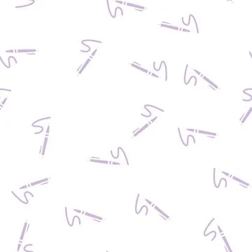 Pen stationery glyph vector seamless pattern Stock Illustration
