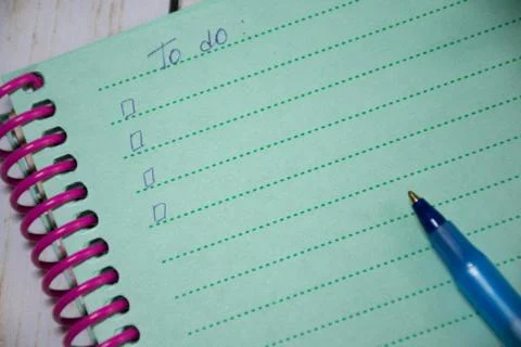Pen on stock chart Stock Photos