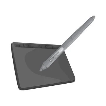 Pen Tablet Illustration Illustrazione stock