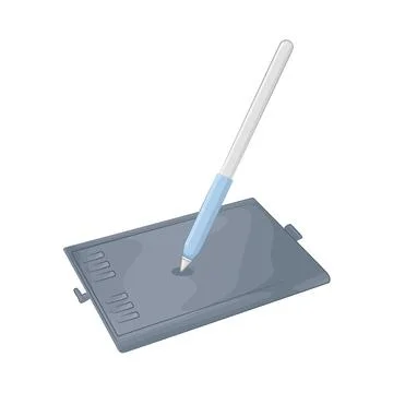 Pen Tablet Illustration Stock Illustration