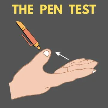 THE PEN TEST - 1 Stock Illustration