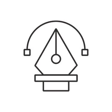 Pen tool  icon Stock Illustration