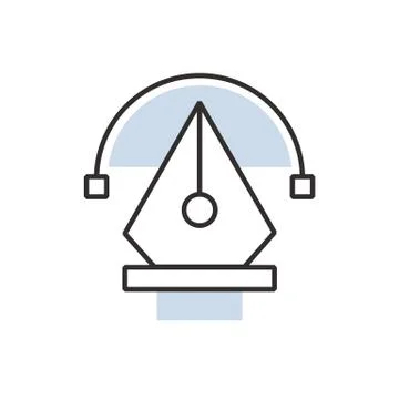 Pen tool  icon Stock Illustration