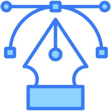 Pen tool Icon. User interface Vector Illustration, As a Simple Vector Sign .. Stock Illustration