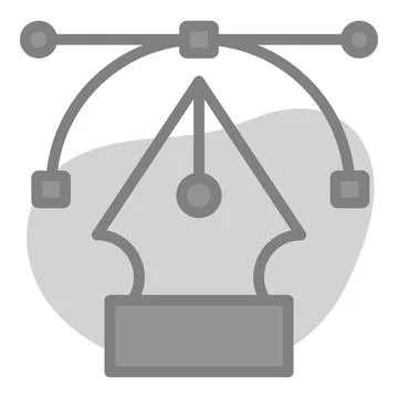 Pen tool Icon. User interface Vector Illustration, As a Simple Vector Sign .. 스톡 일러스트
