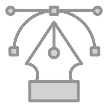 Pen tool Icon. User interface Vector Illustration, As a Simple Vector Sign .. Stock Illustration