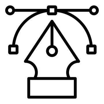 Pen tool Icon. User interface Vector Illustration, As a Simple Vector Sign .. Stock Illustration