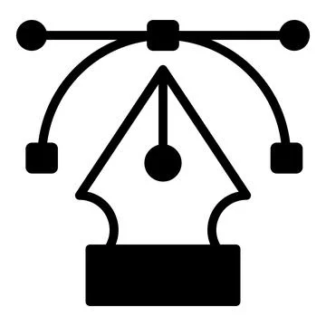 Pen tool Icon. User interface Vector Illustration, As a Simple Vector Sign .. Stock Illustration