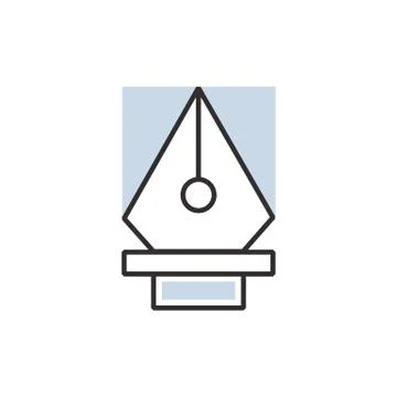 Pen tool  icon vector eps10 Stock Illustration