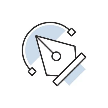 Pen tool  icon vector Stock Illustration