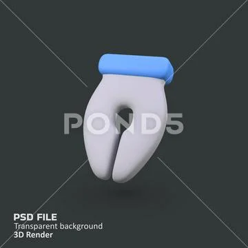 Pen tool isolated 3d render icon illustration PSD Template