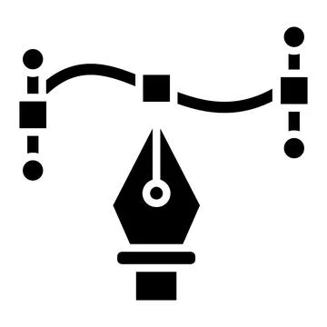 Pen tool Vector Icon Design Illustration Stock Illustration