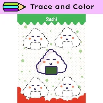 Pen tracing lines activity worksheet for children. Pencil control for kids Stock Illustration