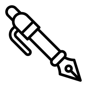 Pen Vector Icon Design Illustration Illustrazione stock