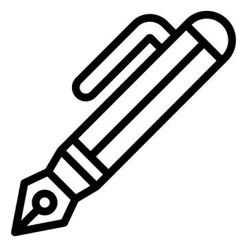 Pen Vector Icon Design Illustration Illustrazione stock