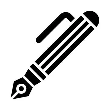Pen Vector Icon Design Illustration Stock Illustration