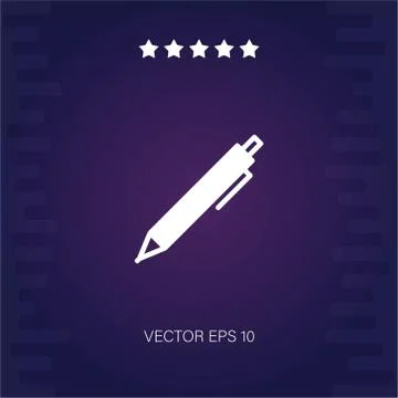 Pen vector icon Stock Illustration