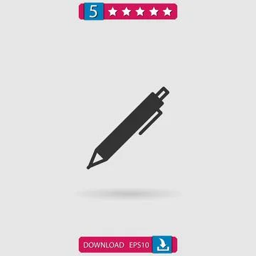 Pen vector icon Stock Illustration